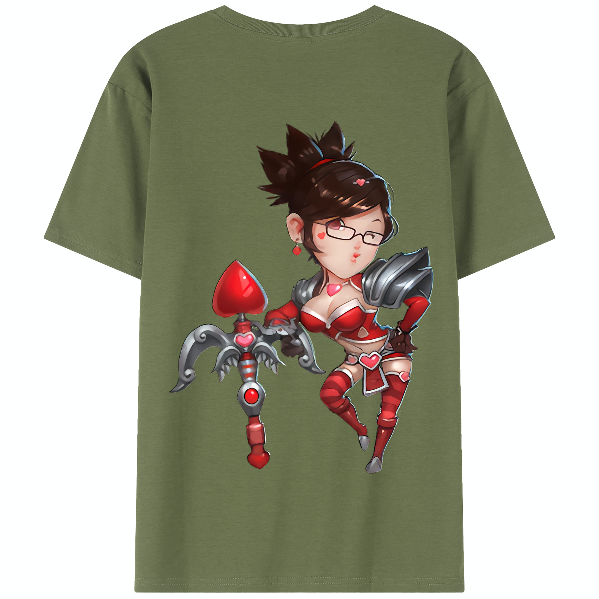 リーグ・オブ・レジェンド League of Legends LOL 綿100％半袖Tシャツ（背面プリント）